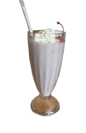 Shake it up: The Oreo milkshake is one of many flavor choices at Fuddruckers in Southfield. For $4.49 you, too, can have this creamy, dreamy dessert in a glass. Check out the cherry on top and the whipped cream. Photo by Rayven Malone